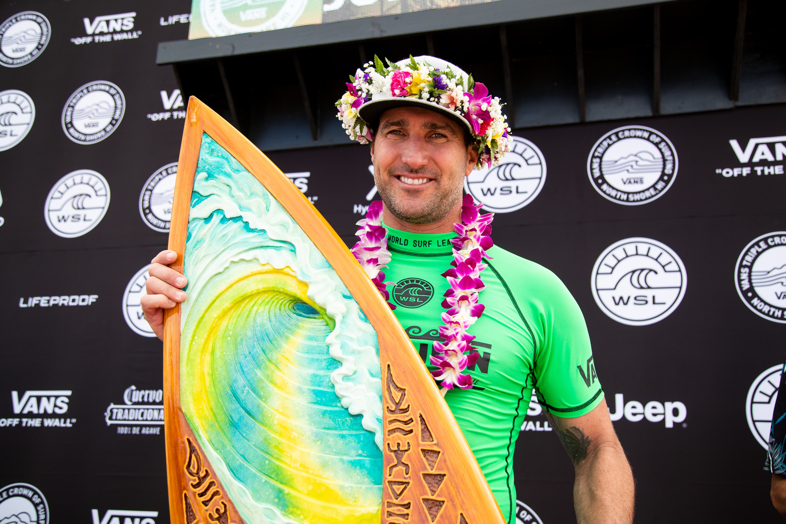 La victoire pour l'ancien champion du monde Joel Parkinson