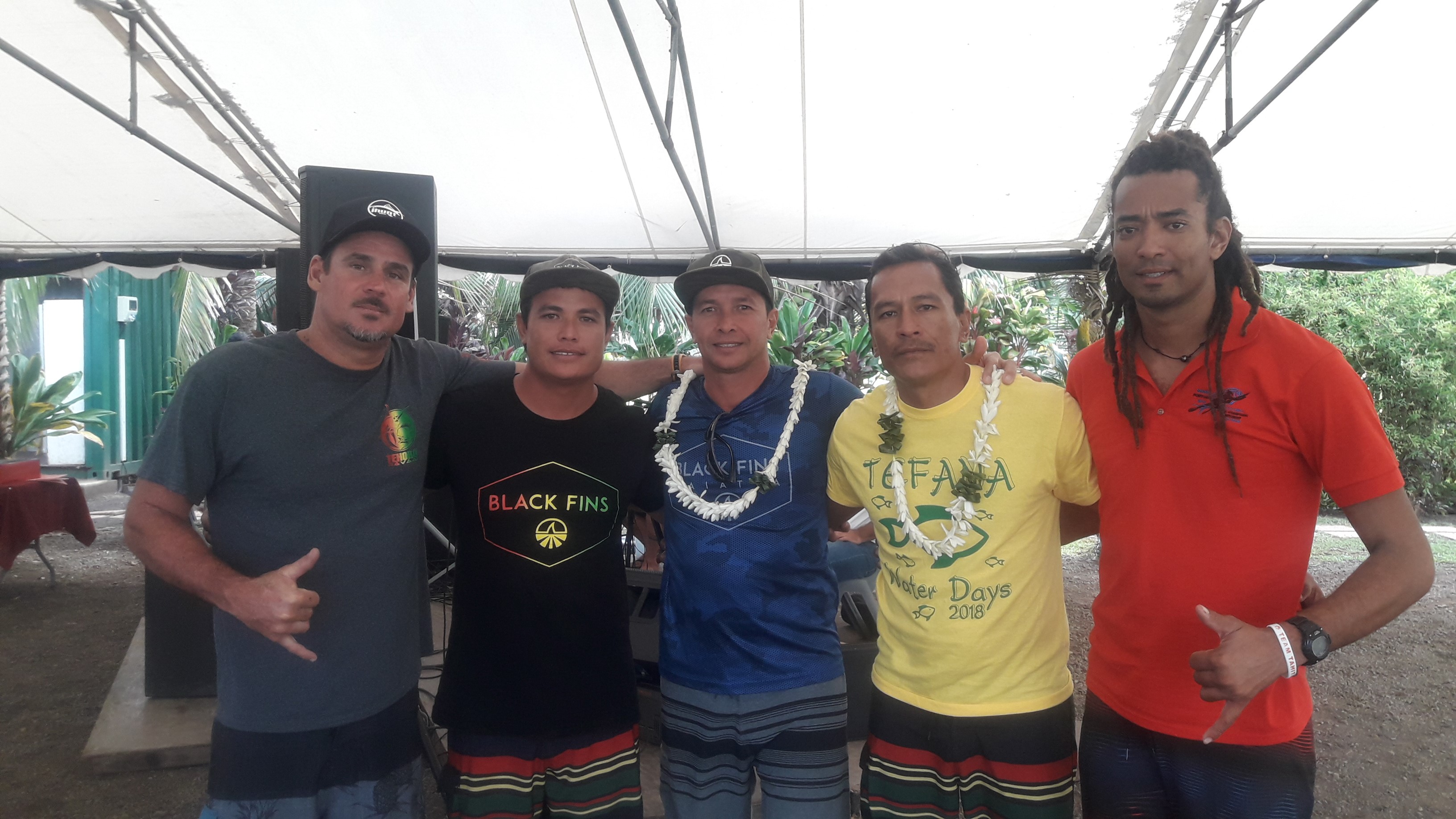 La sélection pour les océania 2019 Teavanui Barrier au centre fera office de capitaine