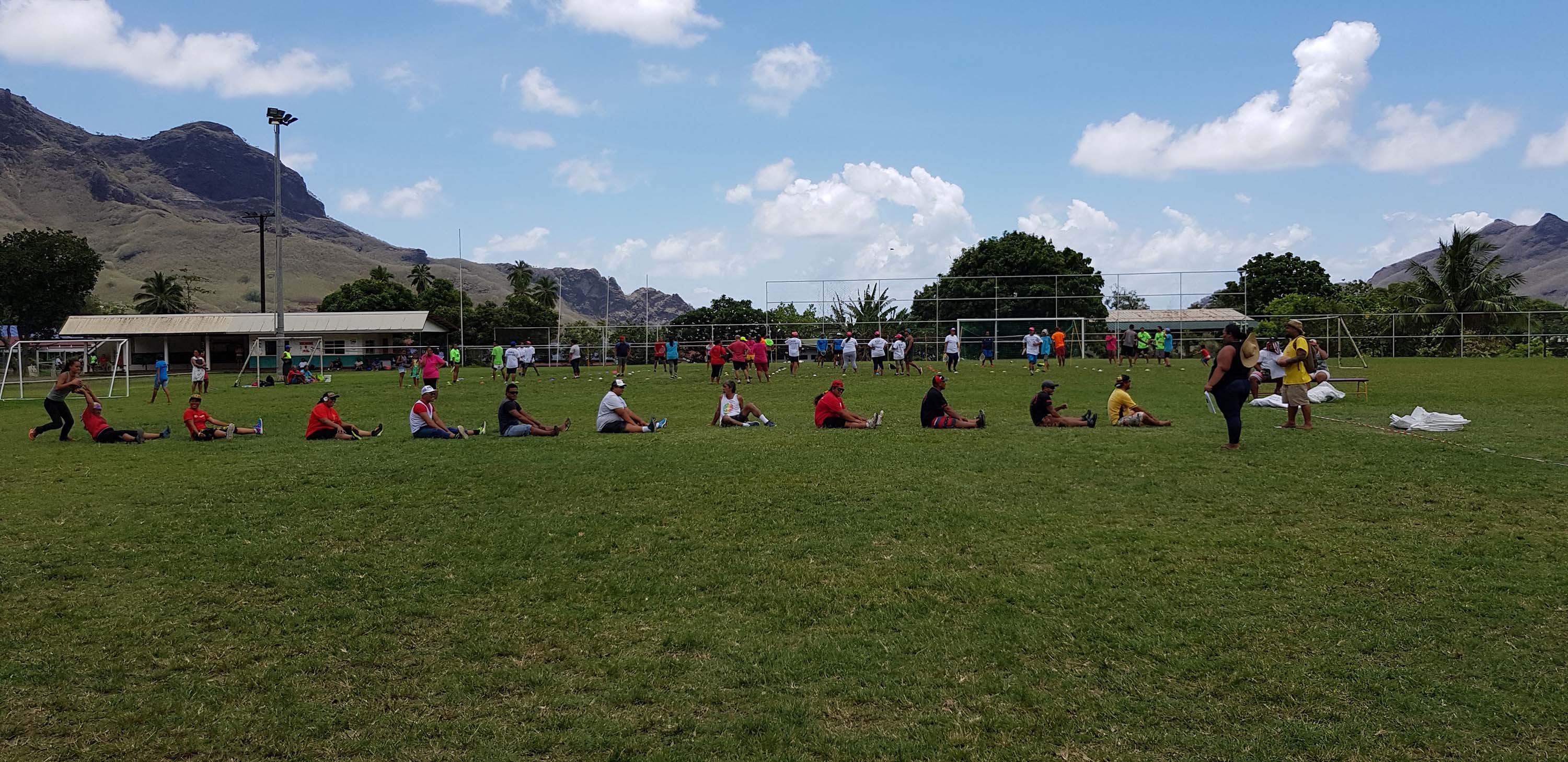 La journée " administration active " s’est tenue à Taiohae, sur l’île de Nuku Hiva. Crédit présidence de la Polynésie française.