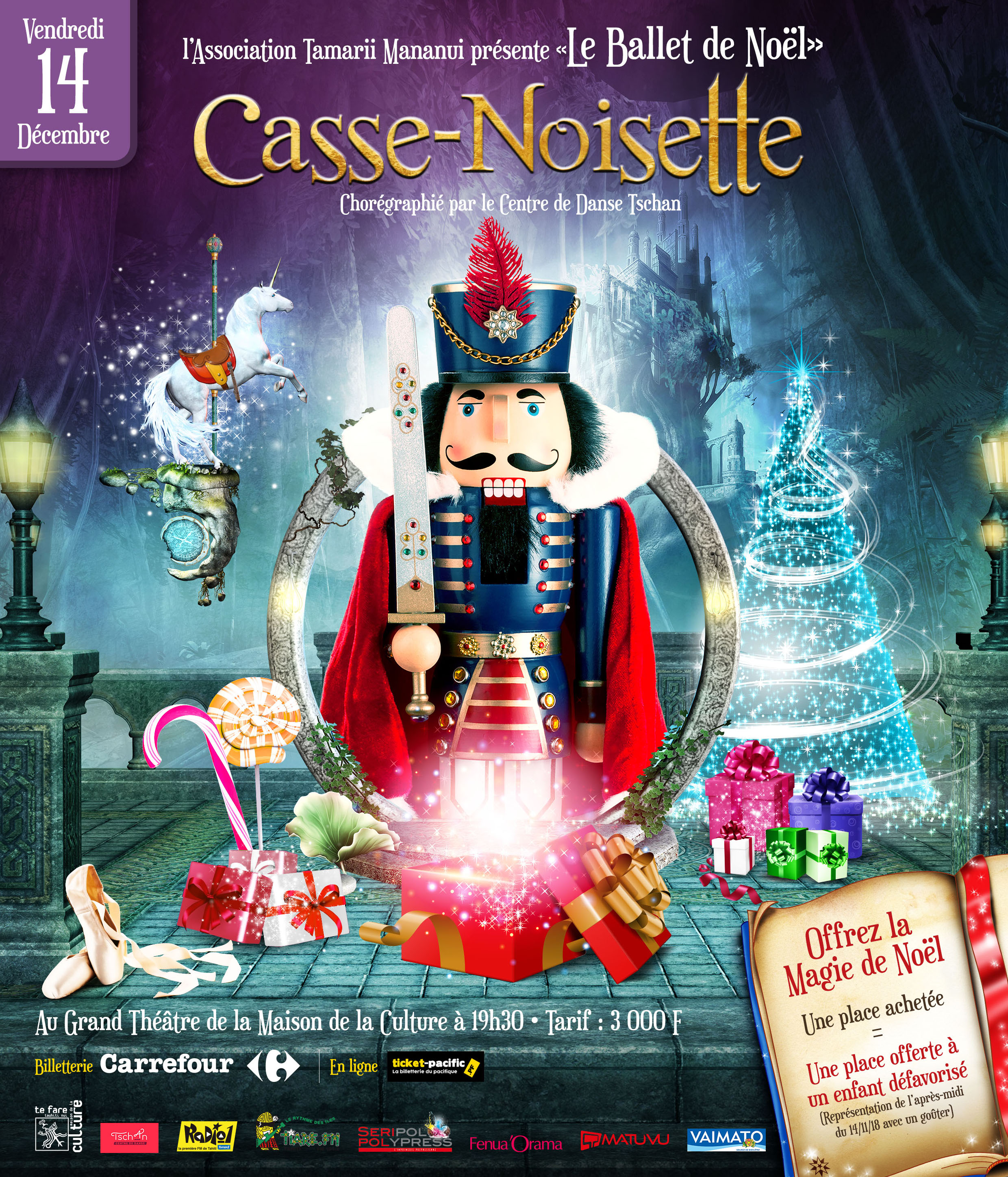 Page enfant : Casse-noisette au Grand théâtre de la maison de la culture