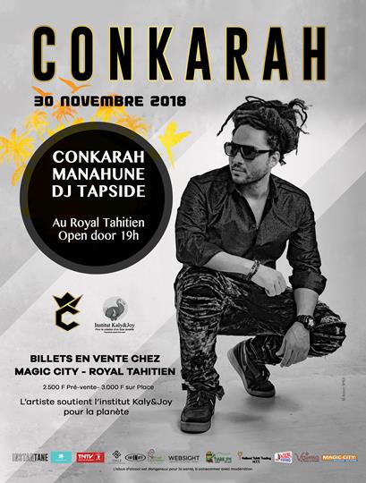 Conkarah au Royal tahitien ce vendredi