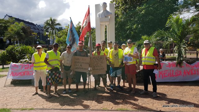 Faible mobilisation pour les gilets jaunes de Polynésie