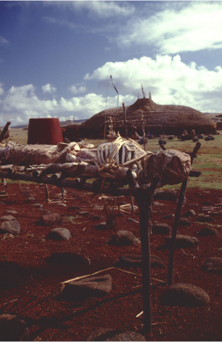 Devant les ahu, on exposait les morts…