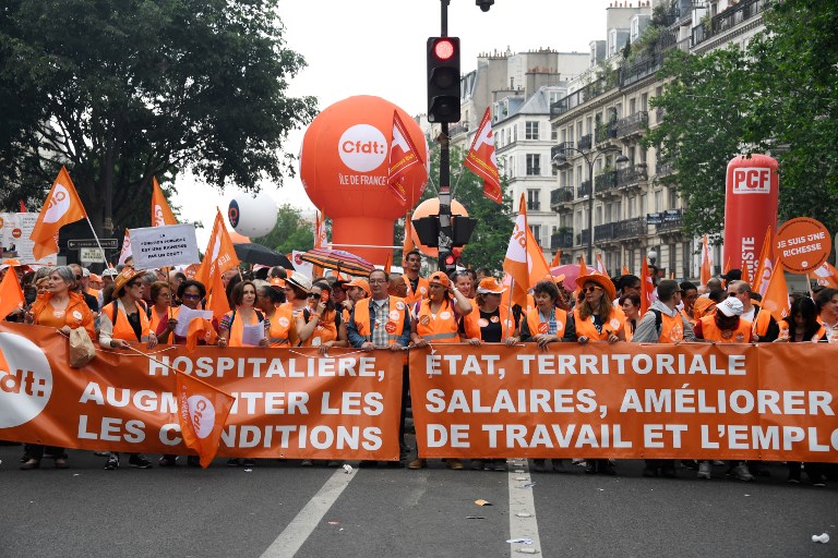 La CFDT devient le premier syndicat français, la CGT reste en tête dans la fonction publique