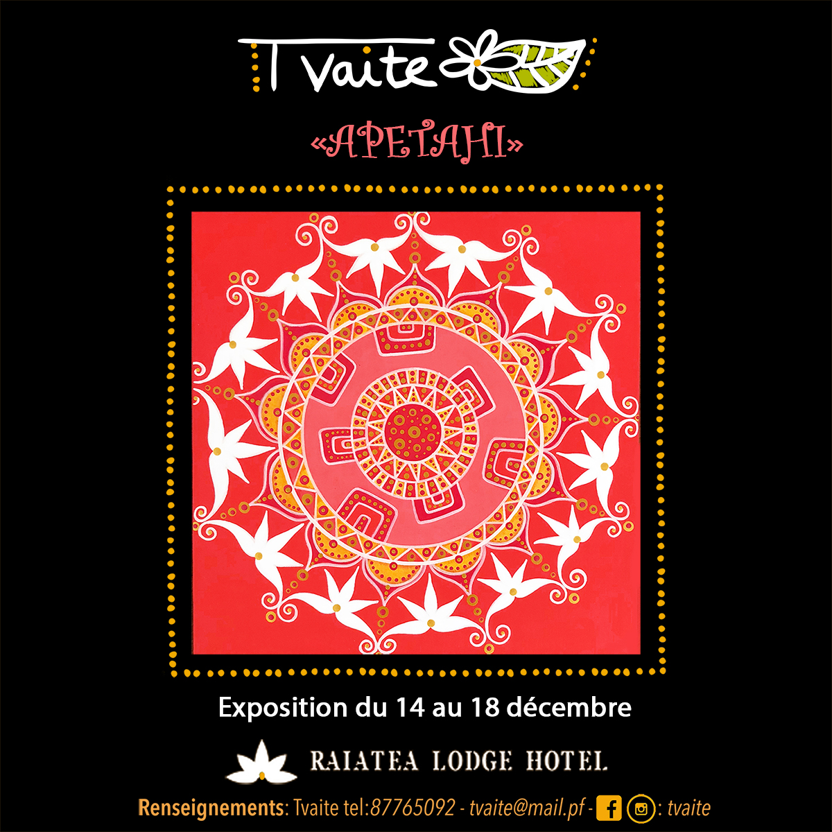 Tvaite termine l’année avec une exposition sur le tiare apetahi