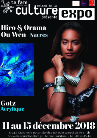 Gotz et Hiro ou Wen exposent salle Muriavai