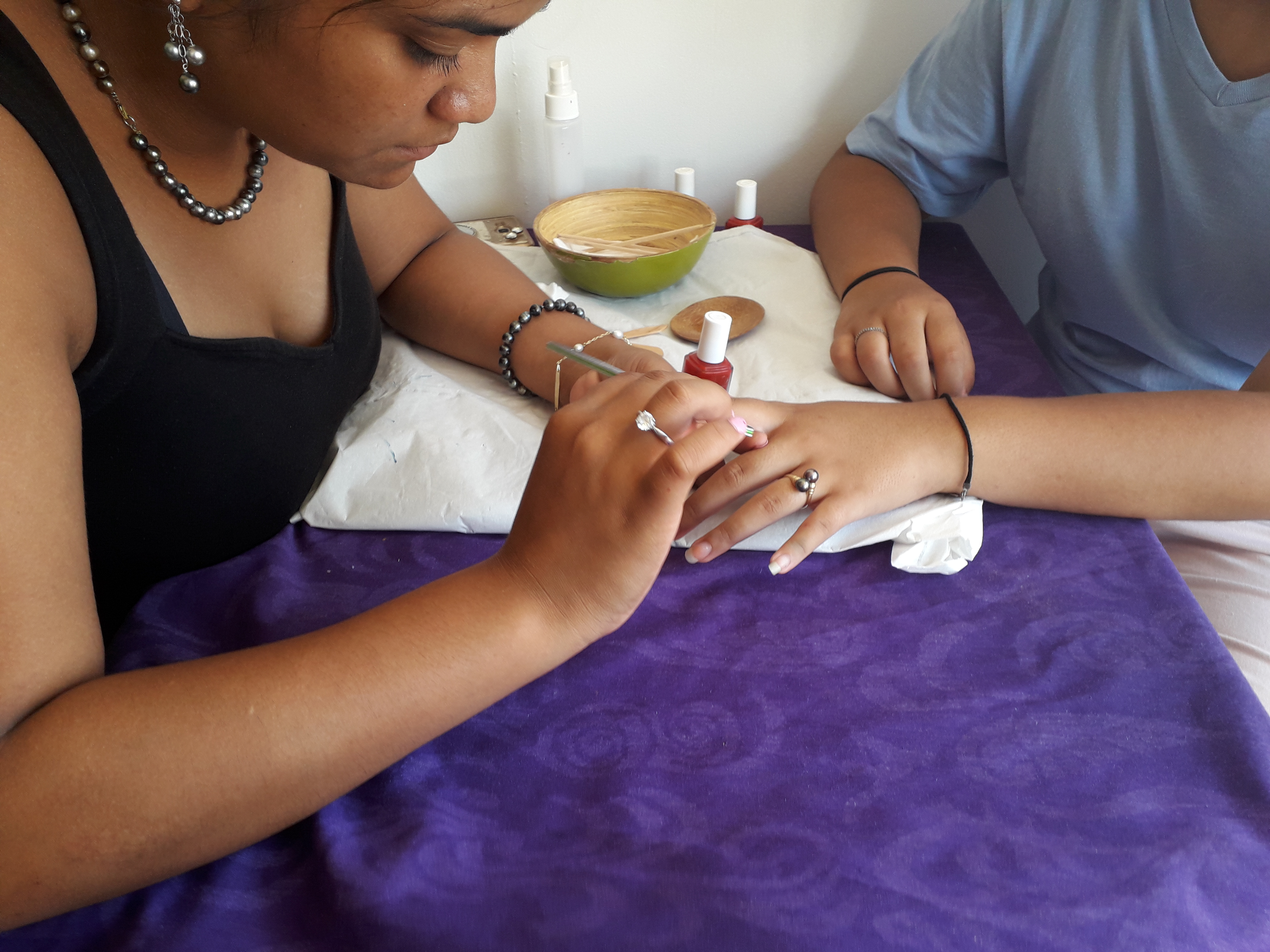 Graine de talent:  Les Bac Pro Esthétique au salon de la beauté et du bien-être