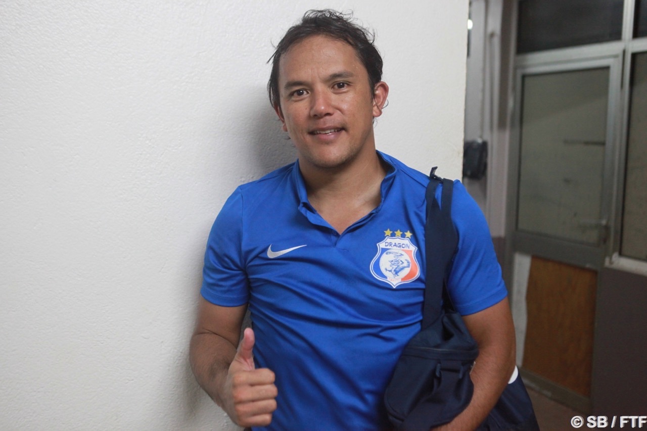 Marama Vahirua, président et joueur de l'as Dragon