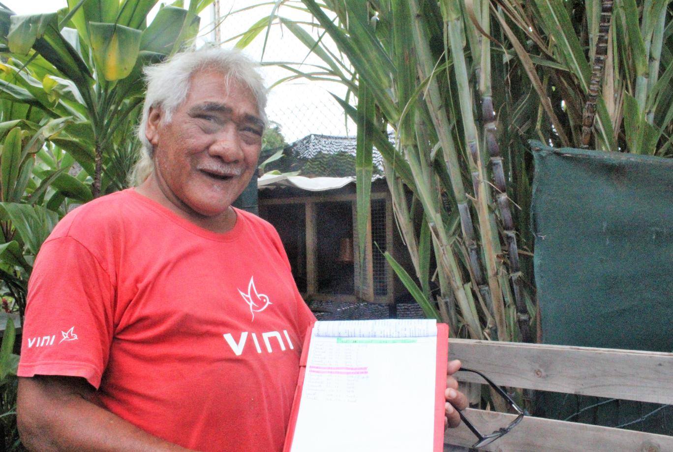 Tous les matins Jacob note scrupuleusement le nombre d'œufs pondus.