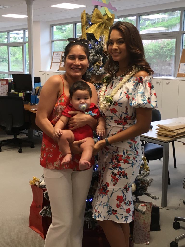 Teremoana, tout petit et déjà complètement fan