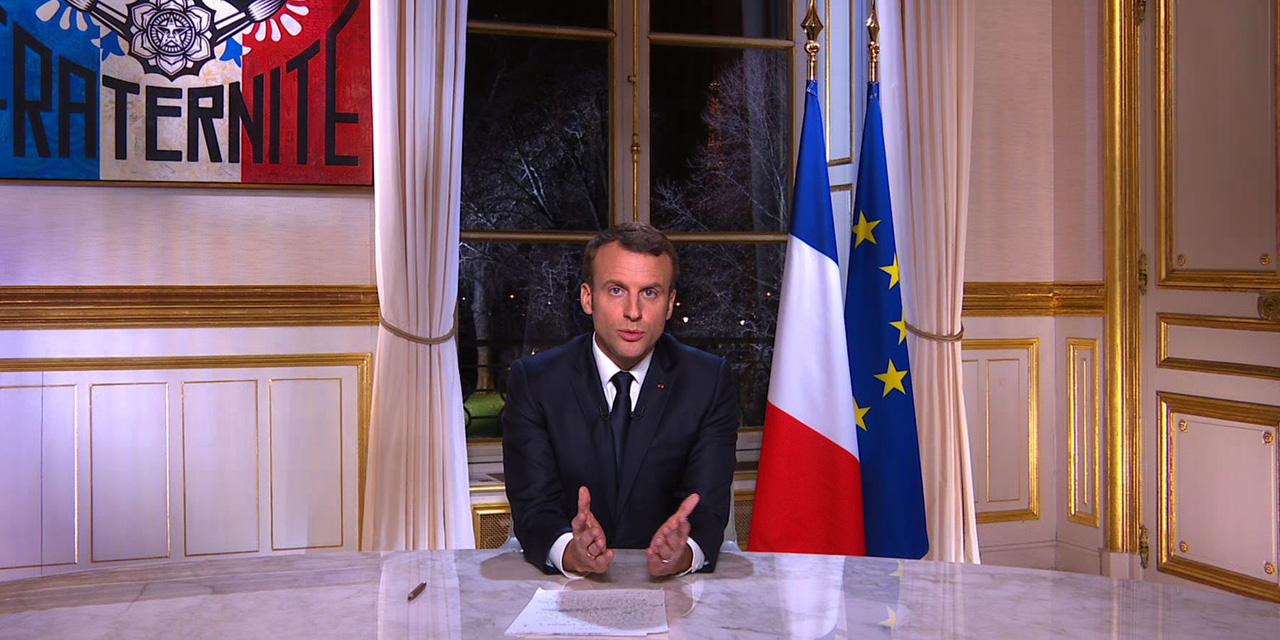 Macron repasse à l'offensive pour rebondir en 2019