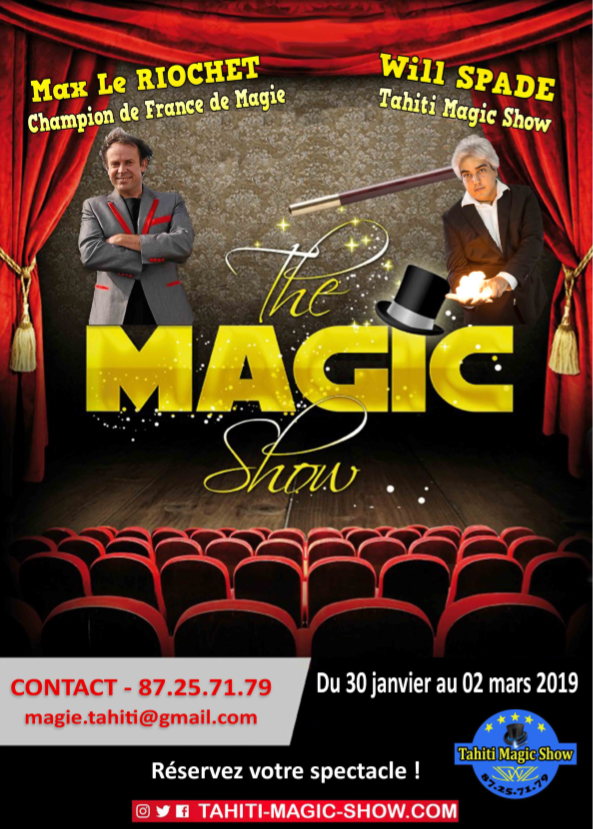 Abracadabra, le champion de France de magie débarque à Tahiti !