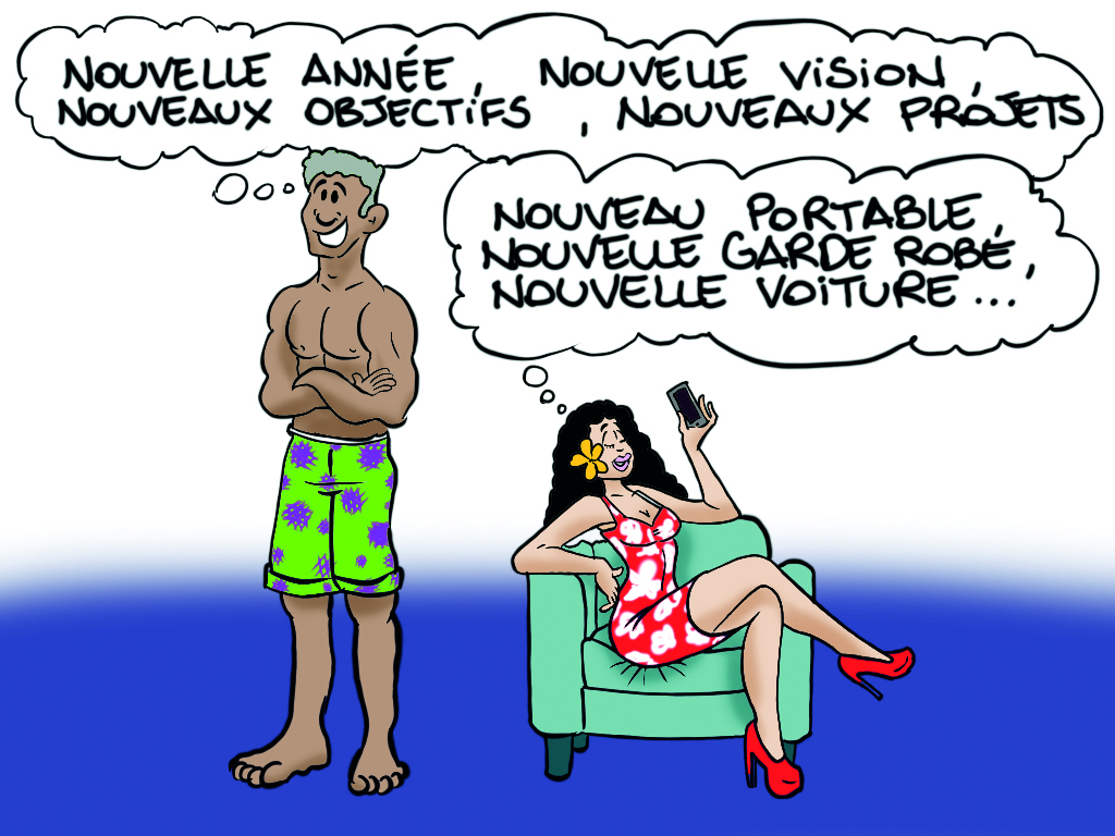 " Les nouvelles résolutions 2019 " vu par Munoz