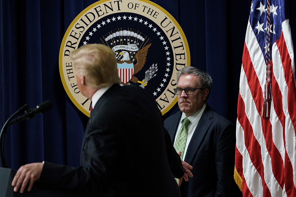 Trump confirme un ex-lobbyiste comme ministre de l'Environnement