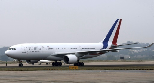 L’Airbus A330 présidentiel en escale à Papeete