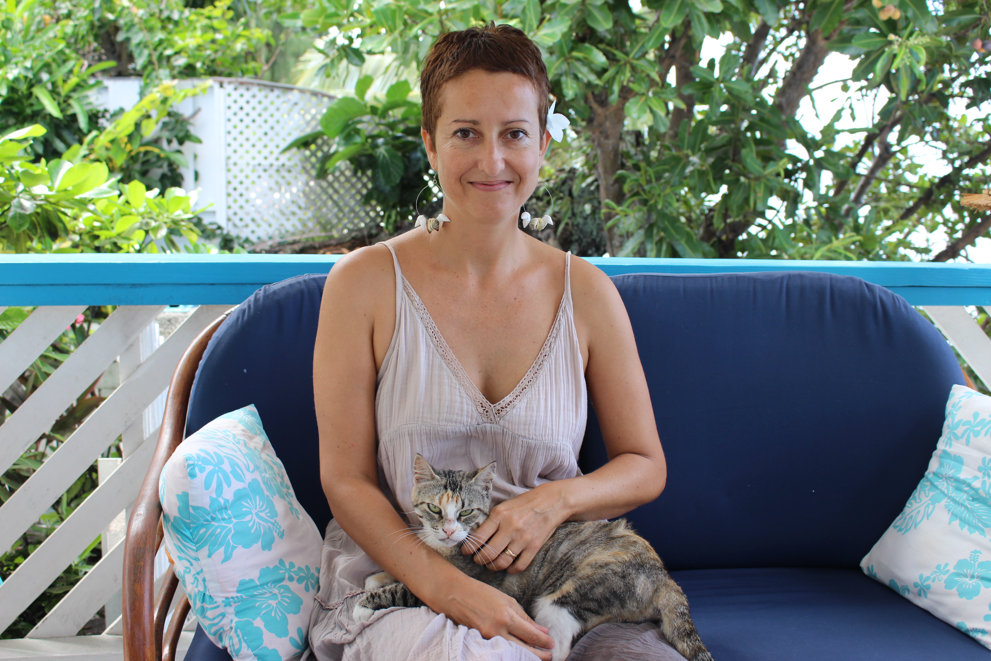 Annabel gauhtier est co-fondatrice de l'école démocratique polynésienne.