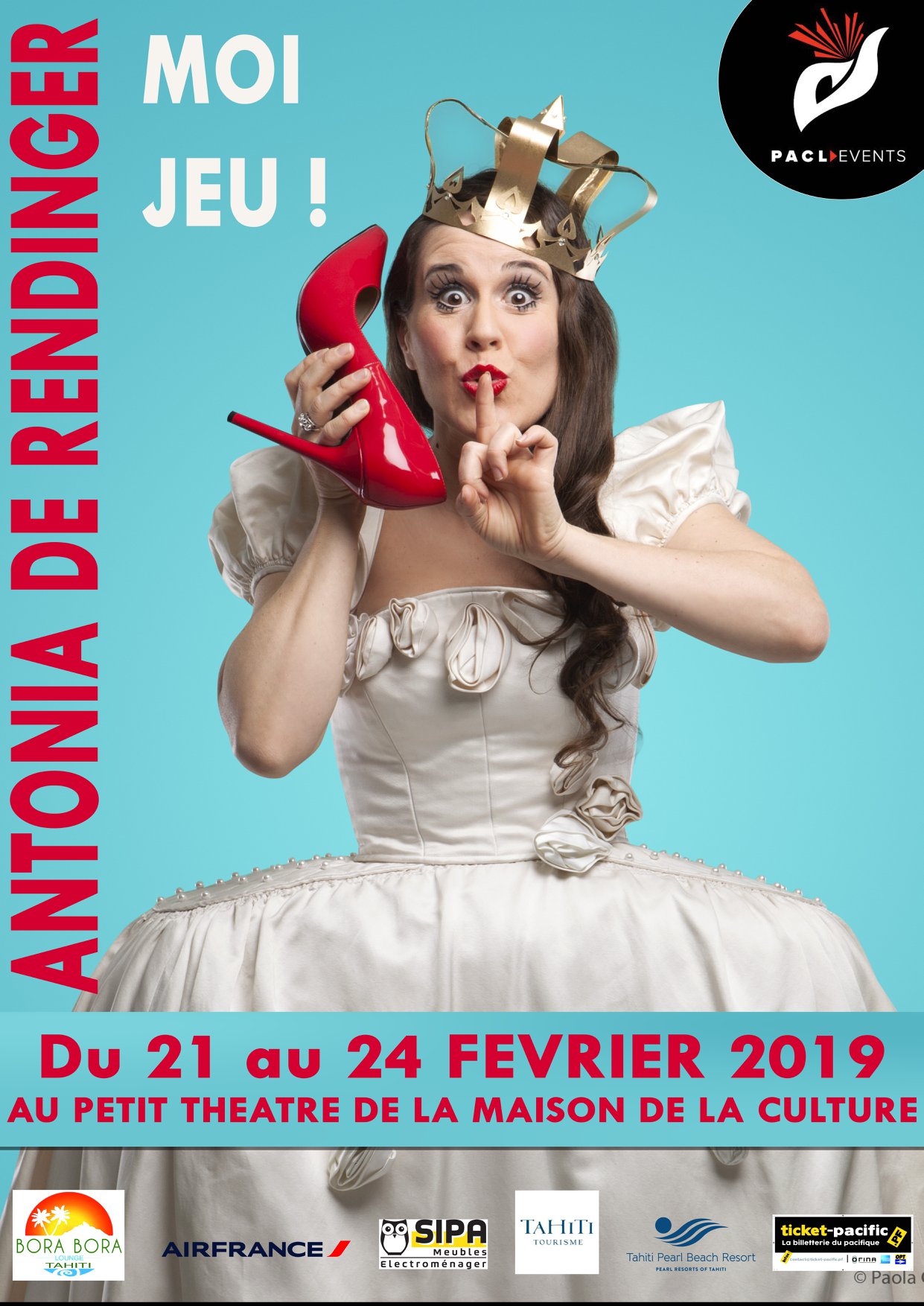 Antonia de Rendinger : "Je viens jouer avec délice à Papeete"