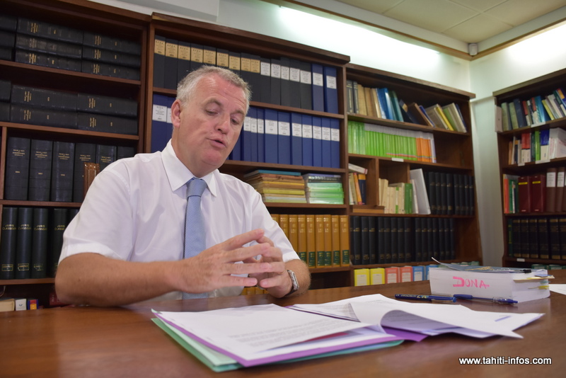 Jean-Yves Tallec, président du tribunal administratif de Polynésie française.