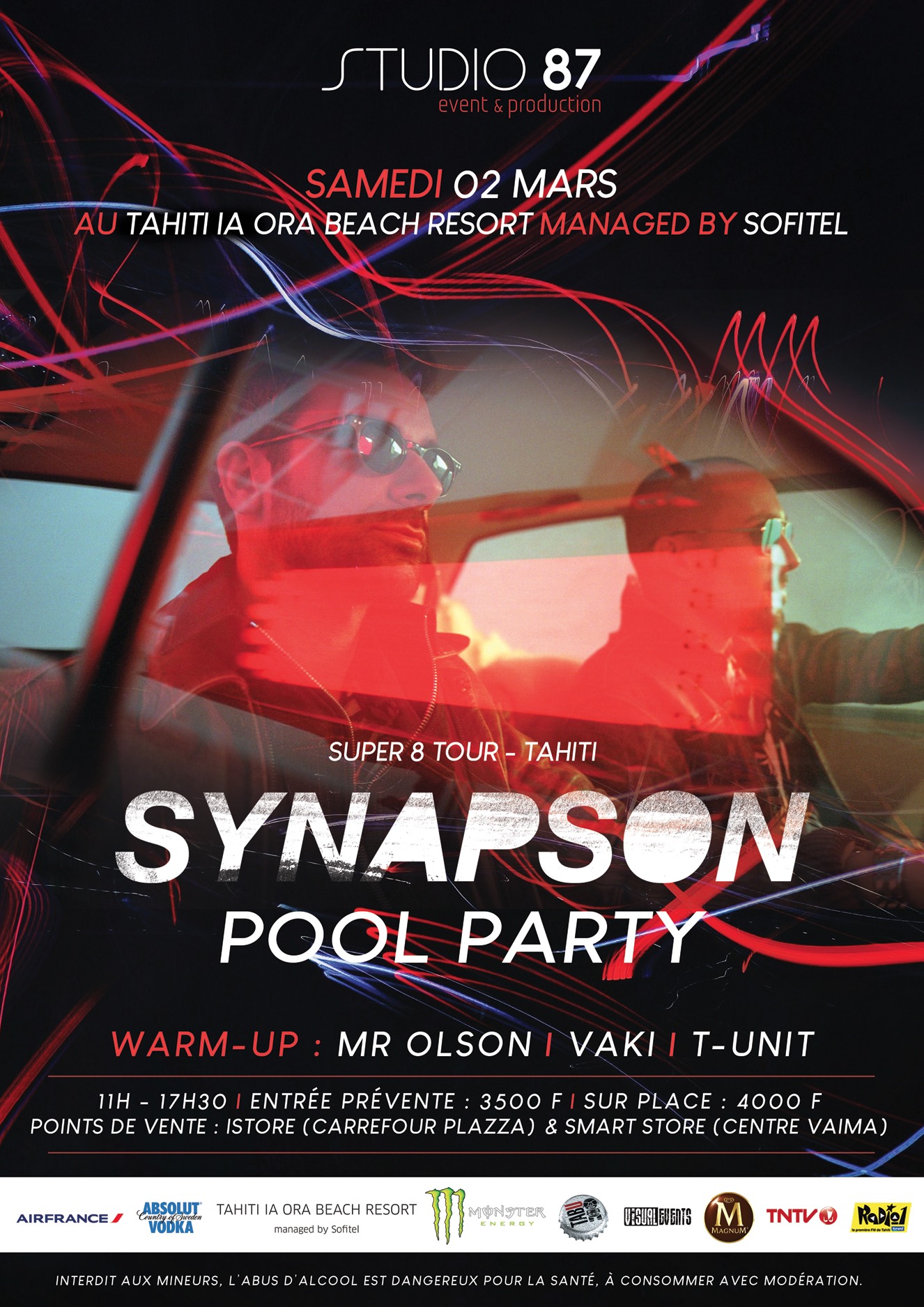 Pool party avec le duo électro Synapson