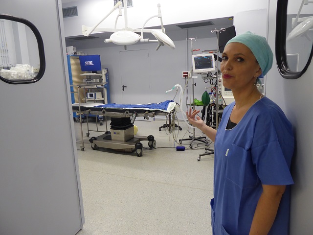 Elodie Barce est responsable du bloc opératoire, qui vient d’être rénové.