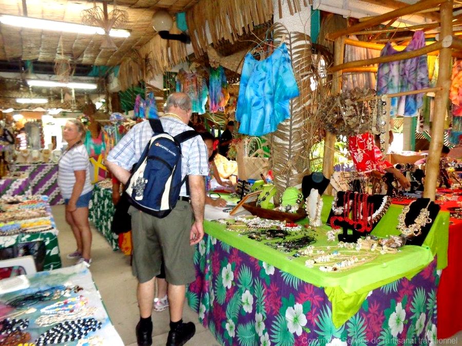 Le centre artisanal de Bora Bora est mis à la disposition de la fédération des artisans de l'île (crédit photo : service de l'artisanat).