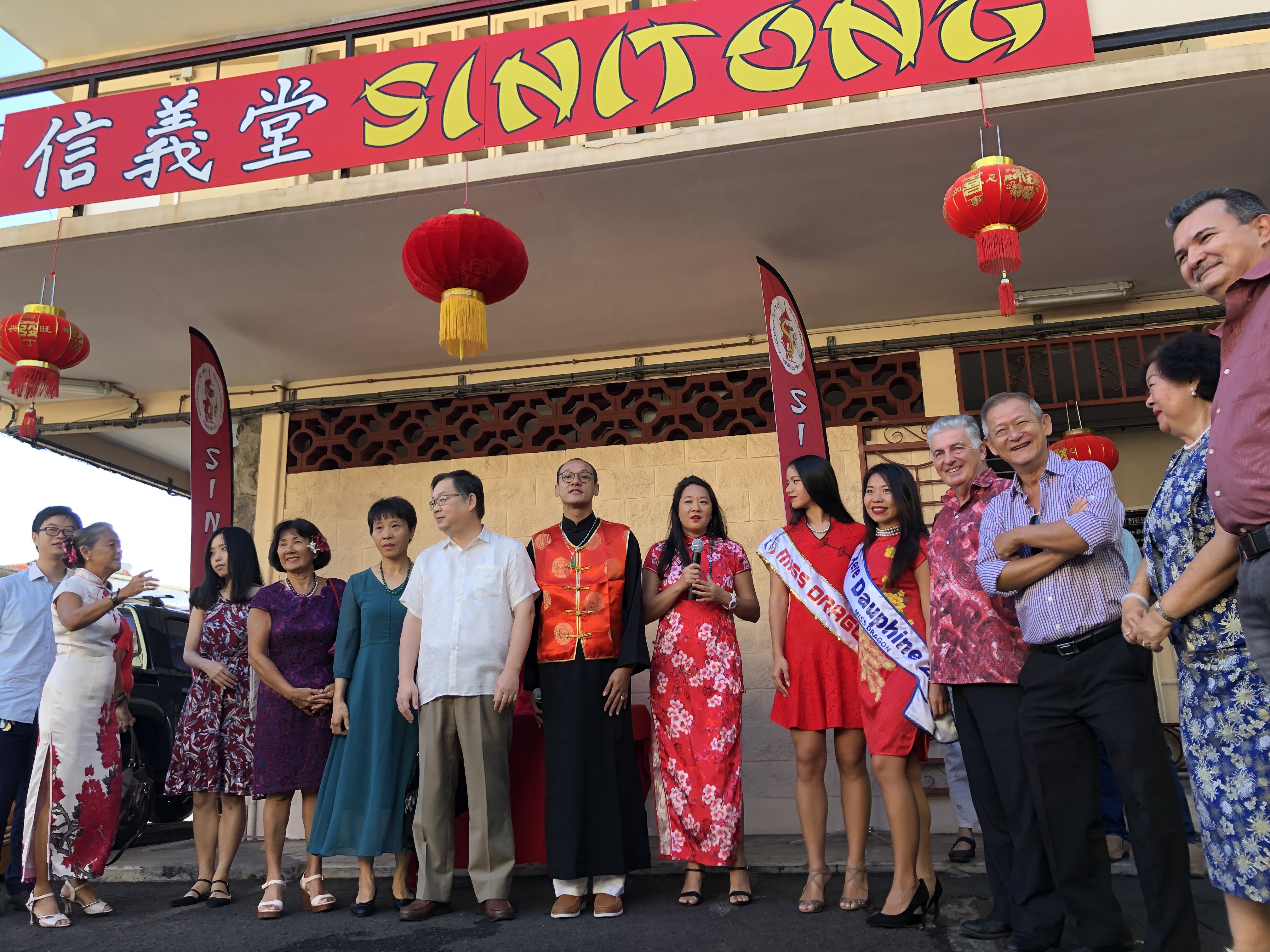 Les lions ont dansé pour l'ouverture de l'année du Cochon de terre