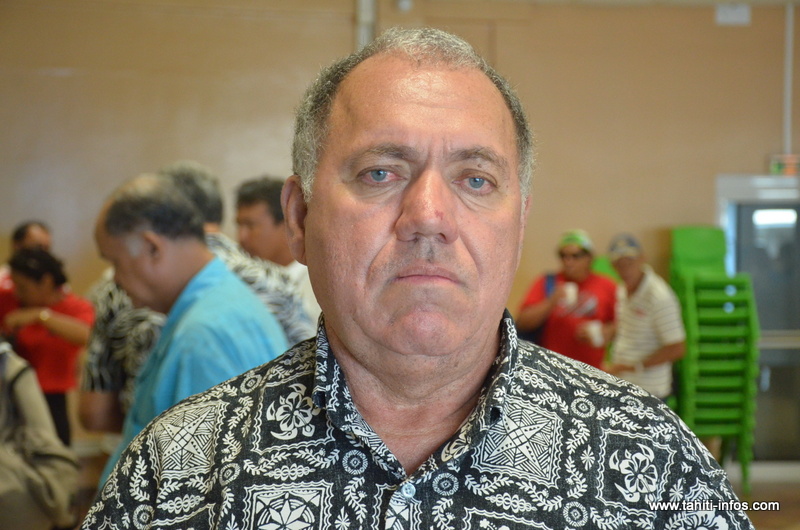 Yannick Lowgreen, président de l'association Tamarii Moruroa.