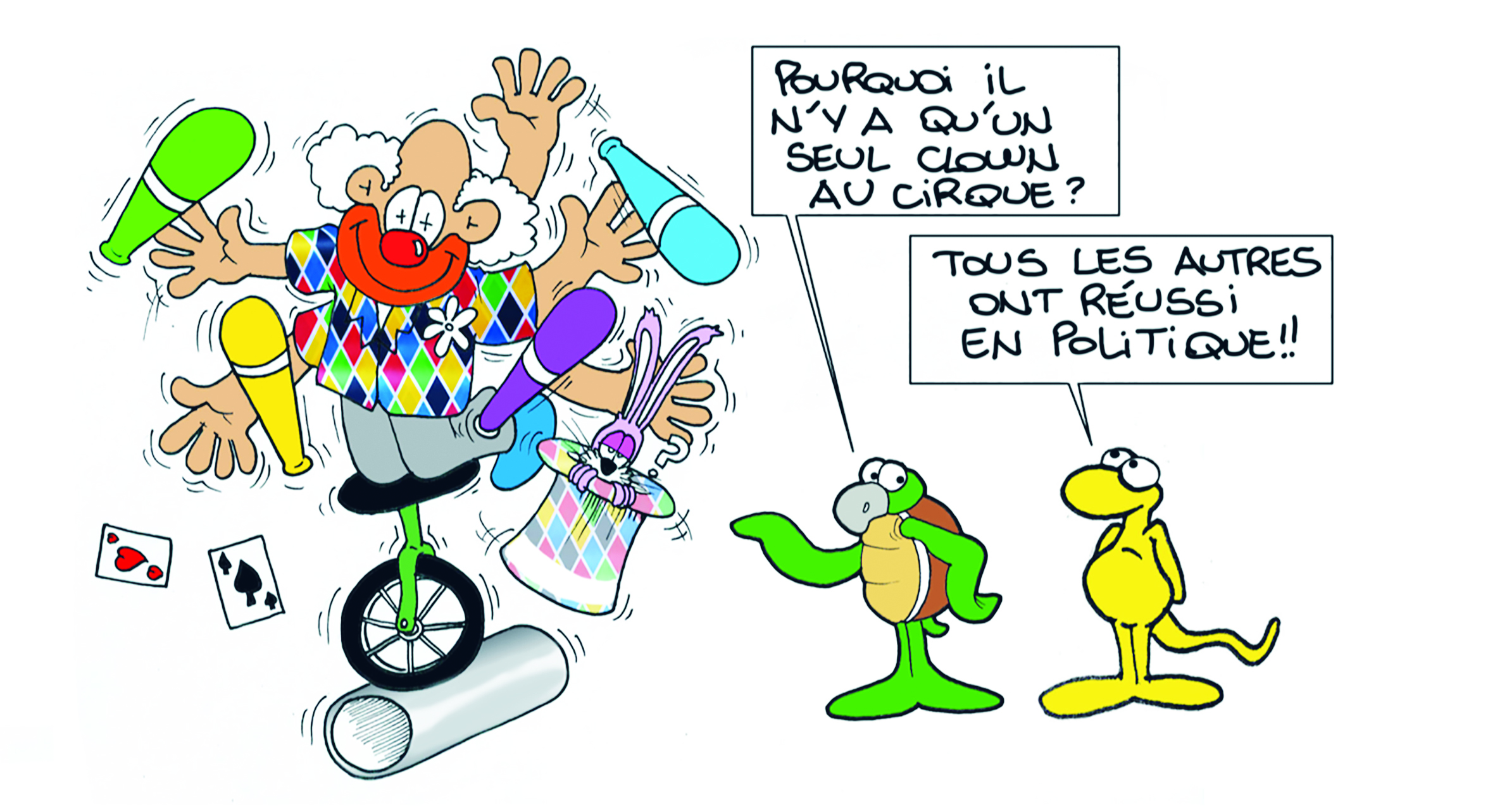 " La politique et le cirque " par Munoz