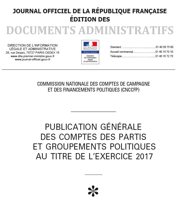 Le financement des partis politiques locaux passé à la loupe
