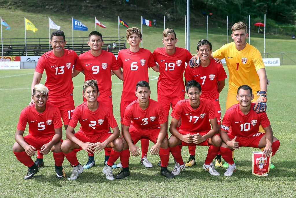 La sélection de Tahiti U 16