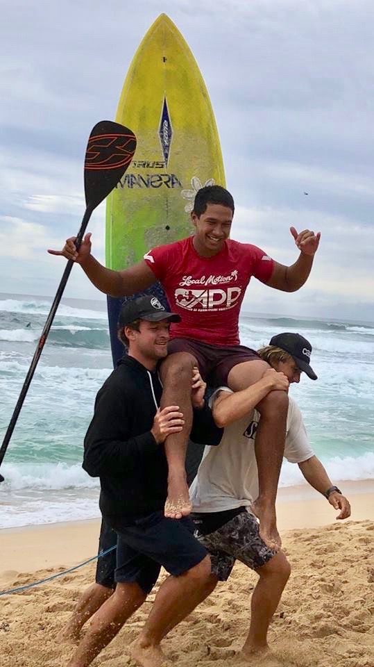 Superbe victoire pour Poenaiki Raioha, notre waterman
