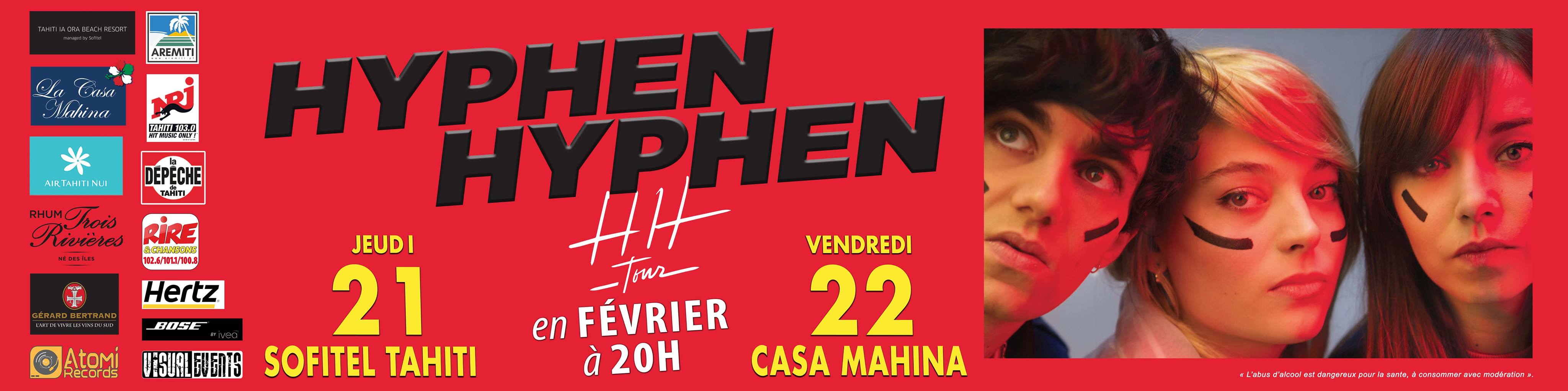 Hyphen Hyphen : "On va tout donner sur scène à Tahiti"