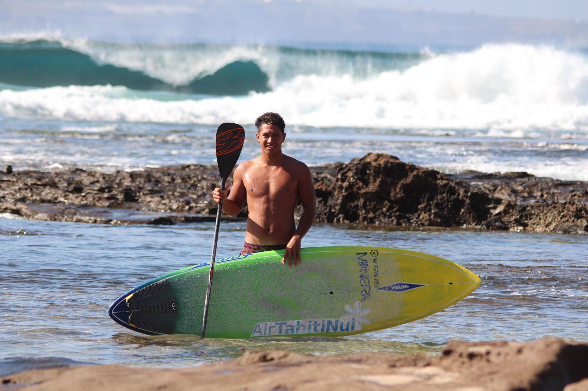 Poenaiki Raioha fait partie du programme Ambassadeurs de la compagnie Air Tahiti Nui