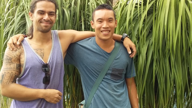 Maiti Tepa et Jason Man Sang, commenceront jeudi matin le tour de Tahiti à pied. Ils l’achèveront vendredi soir.
