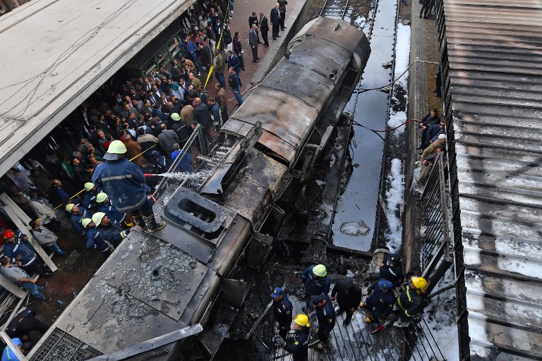 Egypte: 20 morts dans un accident en gare du Caire