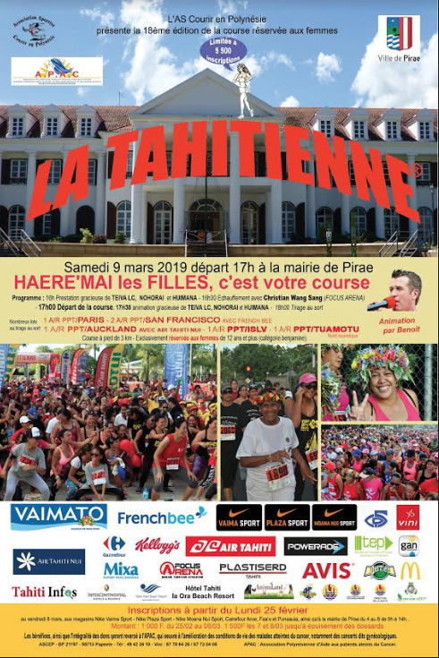 Course La Tahitienne® : circulation perturbée samedi à Pirae