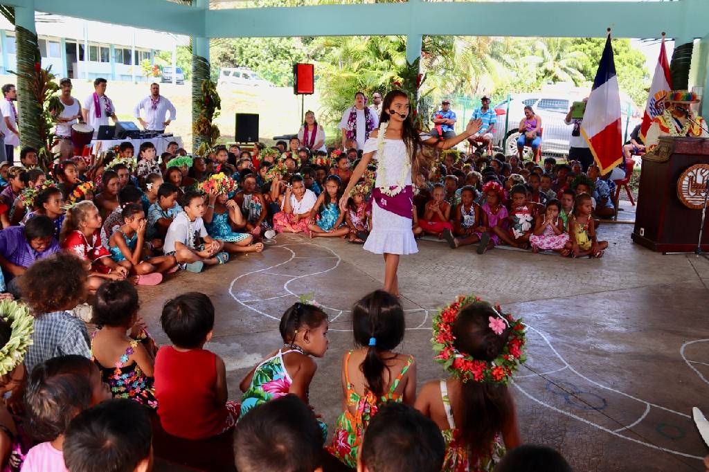 L’école primaire Hélène Auffray de Pueu reconstruite