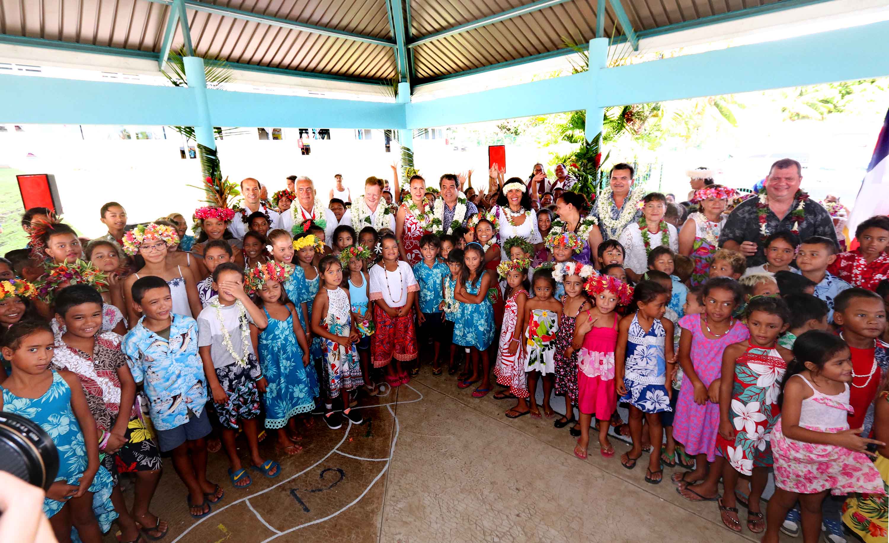 L’école primaire Hélène Auffray de Pueu reconstruite