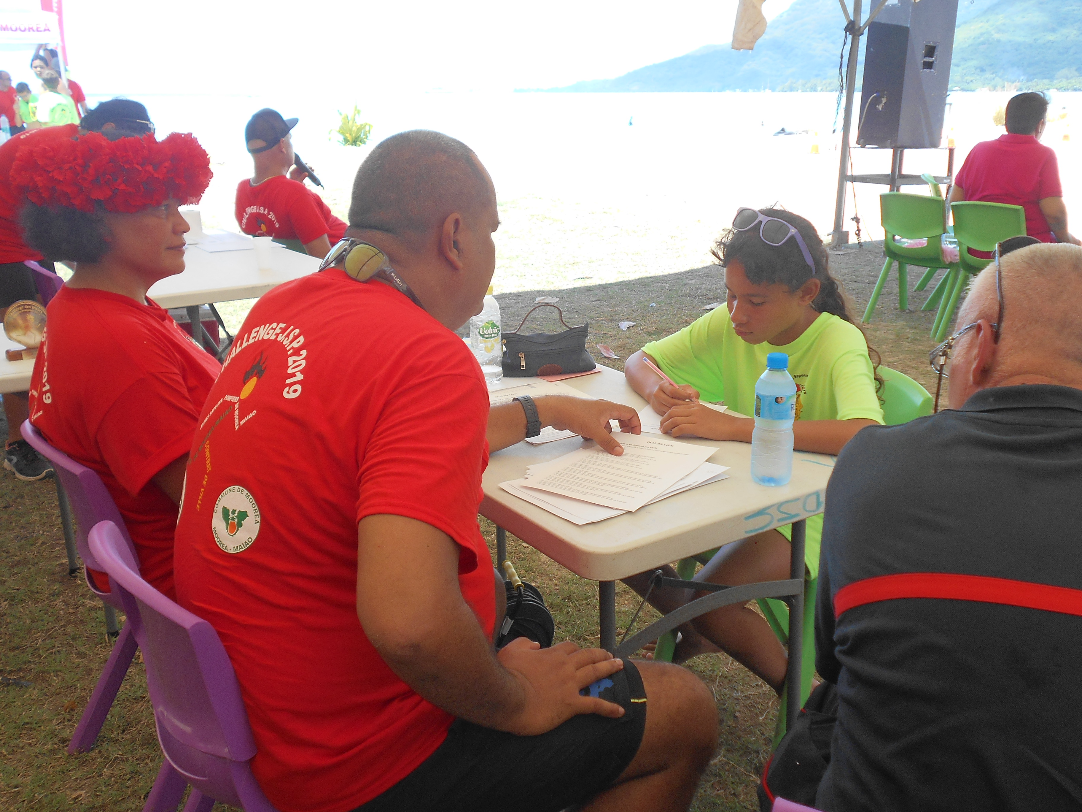 De nombreuses épreuves étaient programmées. L'idée est de préparer ces jeunes à leur examen du Brevet national des JSP.