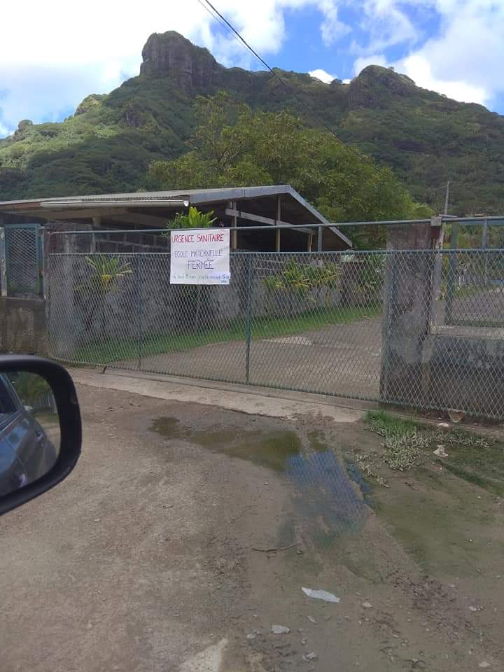 Depuis lundi, l'école est fermée. Elle rouvrira le 25 mars, aux heures habituelles. Photo facebook D Besson.