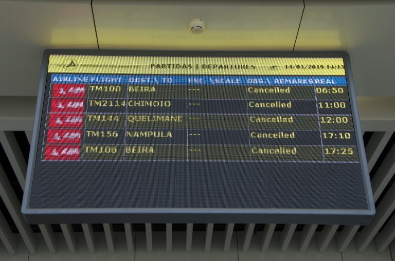 Sous la menace du cyclone Idai, le Mozambique suspend ses vols intérieurs