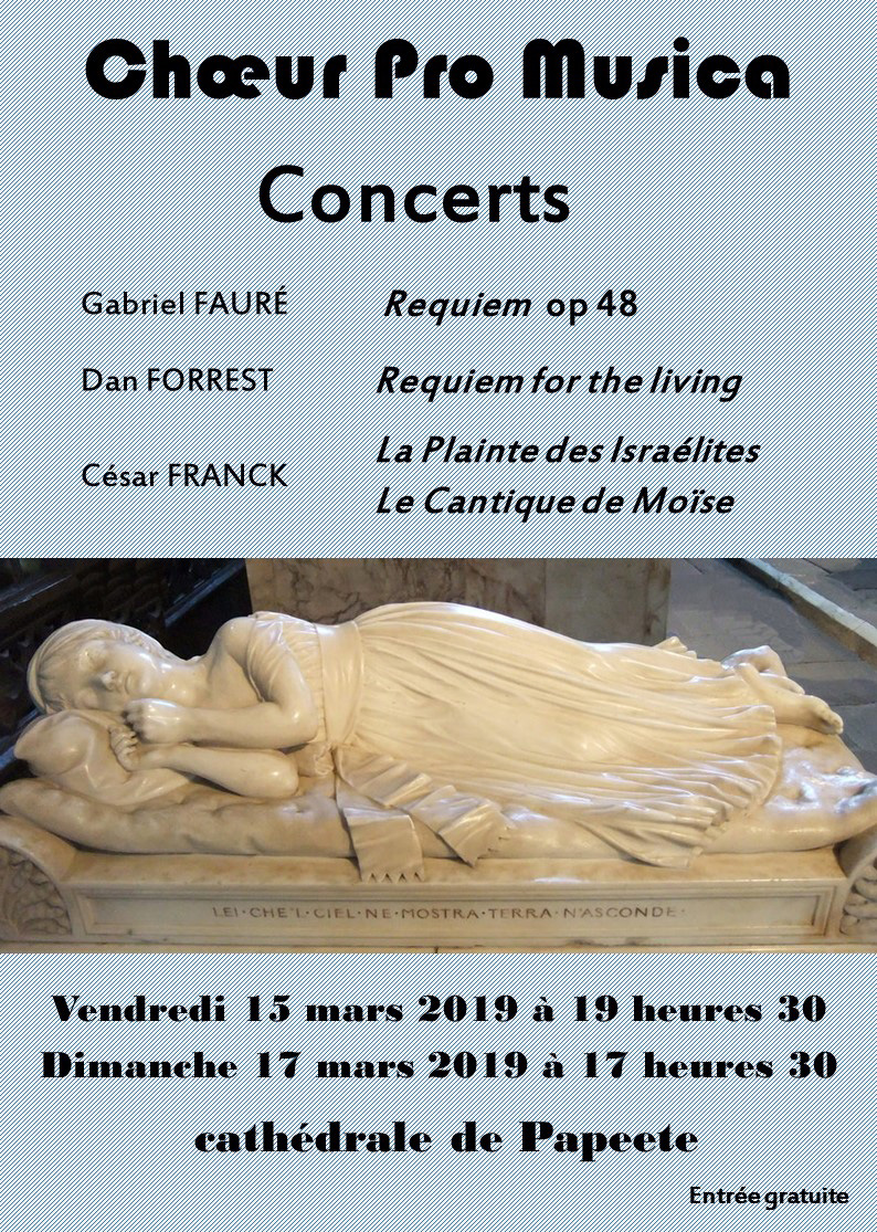 Le chœur Pro Musica chante ce week-end