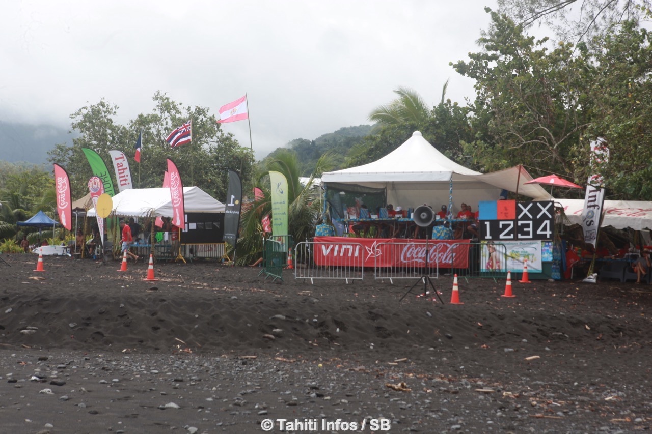 Un temps nuageux mais des vagues magnifiques