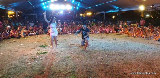 Les prix des meilleurs danseurs reviennent au couple de Mama'o.