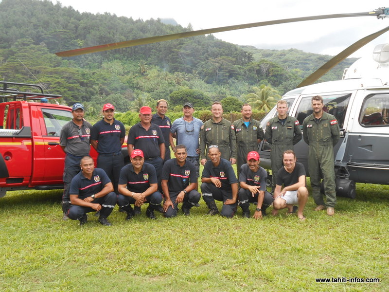 Un pot de remerciement a été organisé mardi dans les locaux de la caserne des sapeurs-pompiers de Haapiti, à Moorea.