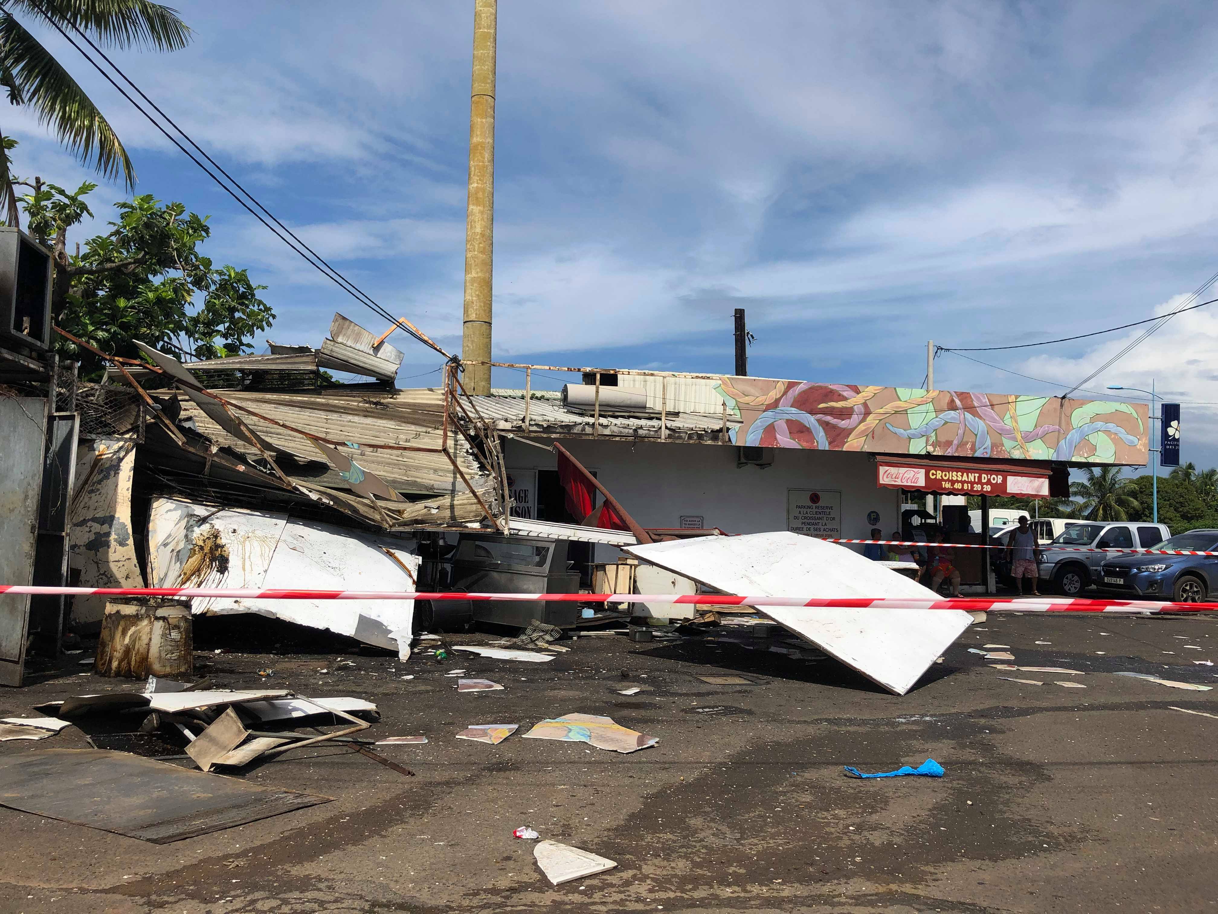 Le snack Croissant d'or détruit dans une explosion