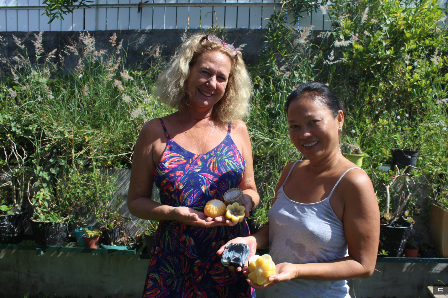 Béatrice Bertrand et Kareen Langomazino.