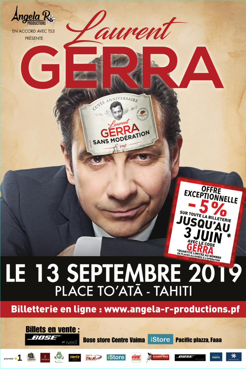 Laurent Gerra revient en Polynésie le 13 septembre