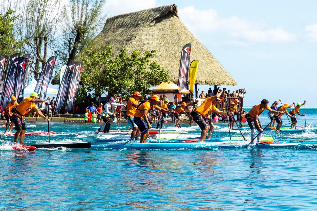 La course de Sup compte pour le championnat de Polynésie © WTT/Jérôme Brouillet