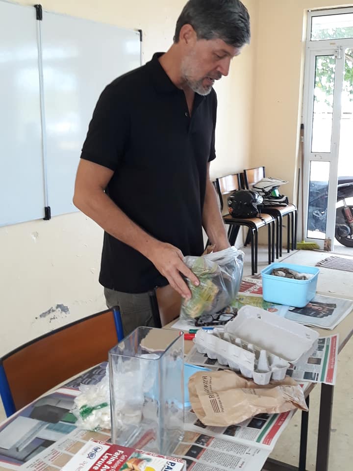 Terii Luciani maitre composteur agrée par l'ADEME, qui a prodigué des conseils et des astuces, et les bons gestes à adopter.